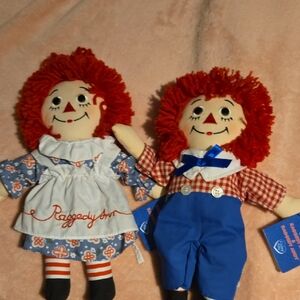 Raggedy Ann and Andy Dolls NWT